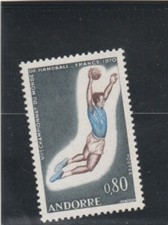 L7310 ANDORRE FRANCAIS Timbre  N° Y&T 201 de 1970 "Championat Handball " Neuf **