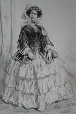 GAVARNI Lithographie originale