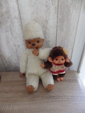 PELUCHE ANCIEN KIKI BLANC + PETIT KIKI HABILLE