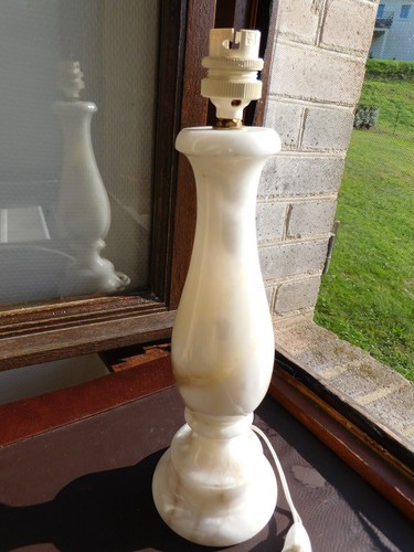 Pied lampe marbre - en,