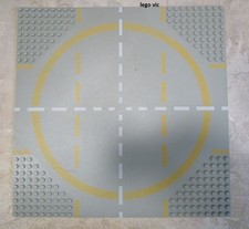 Lego 6099px2 Space Espace Baseplate 32x32 Yellow Circle Gray 928 497