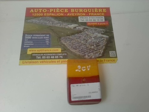 Feu arriere principal gauche