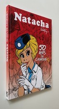 BD . NATACHA , 50 ans de charmes , F. Walthéry , EO avec carte signée. TBE .