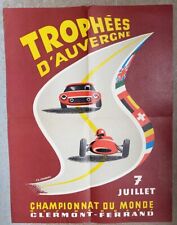 Affiche Automobile ancienne