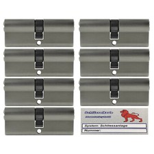 7X Profil Cylindre 90Mm 45/45 35X Clé Identique Serrure Avec Carte De Code