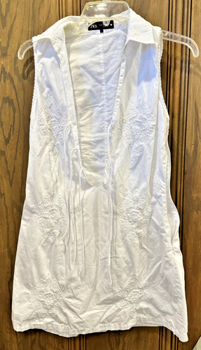 Femmes zara broderie blanc - femmes,