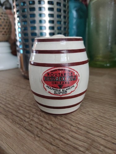 Moutardier pot moutarde - à,