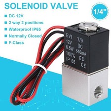 Electrovanne avec fil 1/4"