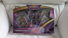 Coffret pokemon ancien Légendes Brillante Darkrai GX Chromatique 4 boosters FR