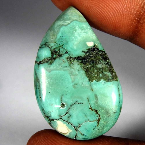 Cabochon fantaisie turquoise