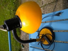 Lampe Aluminor France de bureau vintage Jaune