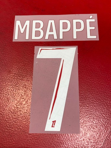 Flocage officiel mbappé 7 - officiel,