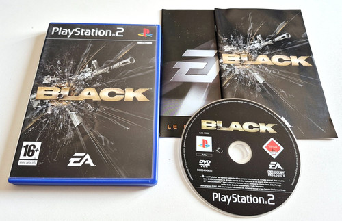 Black playstation 2 - black,