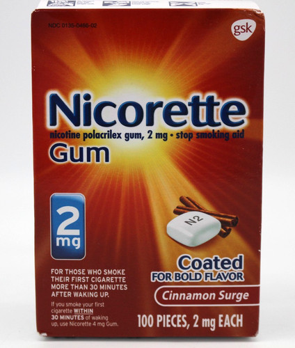New nicorette cinnamon surge - nicorette,