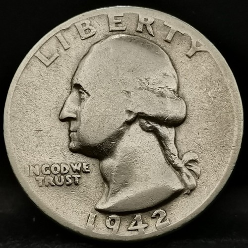 Washington quarter dollar - quarter, 1942