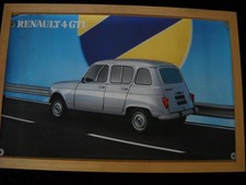 AFFICHE POSTER RENAULT 4 GTL -