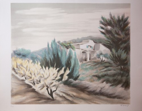 Zarou litho signée - zarou,