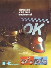 Publicité Moto : KAWASAKI 350