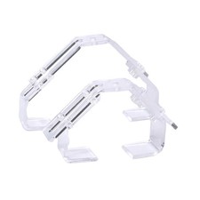 Lot de 2 supports de lampe d'aquarium réglables avec pince pour poissons