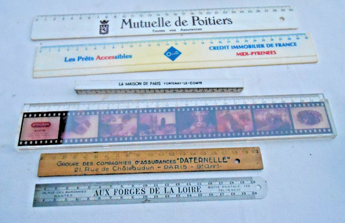 Lot regles ancien double - ancien,