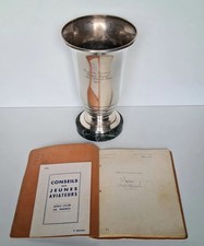 Trophée métal argenté coupe