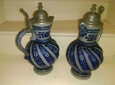 RARE PAIRE DE CHOPES A BIERE