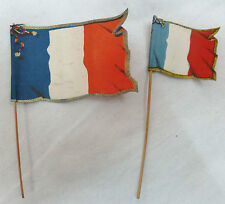 Deux DRAPEAUX ANCIENS FRANCE