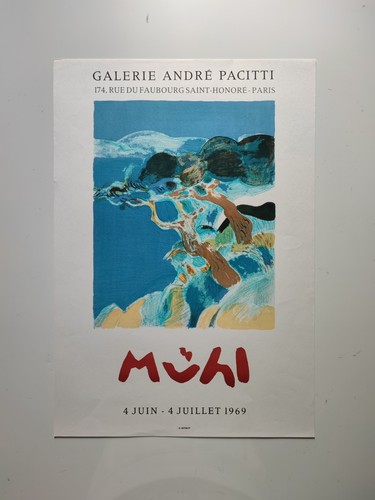 Roger muhl affiche exposition - muhl,