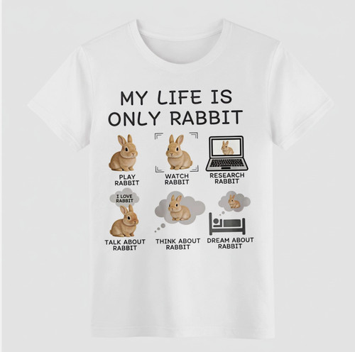 Life only rabbit cute - my,