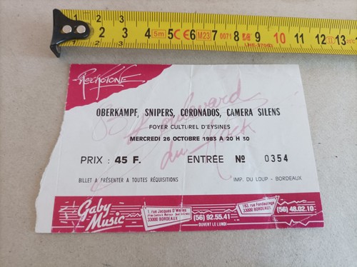 Ticket billet concert - ticket,