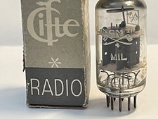 ULTRA RARE MIL version TUBE CIFTE NOS/NIB 12AU7 ECC82 - year 1958