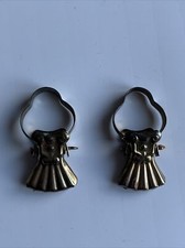 Lot De 2 Pinces Pour Anneaux Rideaux Finition Couleur Laiton