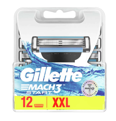 Pack lames gillette mach3 - pack, 12