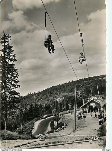 Carte postale la - -,