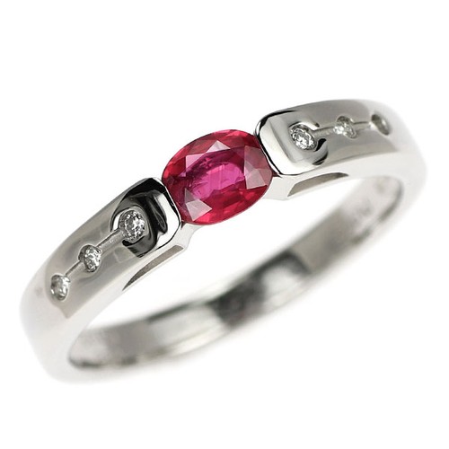 Bague diamant rubis - sang, de