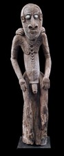 Figure de faîtage, Final roof figure, Sepik art, oceanic art, tribal art, 98 cm