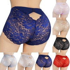 Hommes Dentelle Transparent sous-Vêtement Sexy-Sissy Clairon Poche Slips String