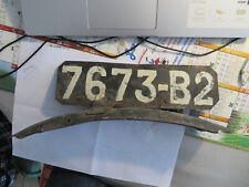 Ancienne plaque immatriculation moto Motobécane Peugeot Bima Terrot Lutin solex