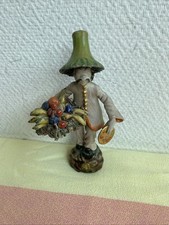 Ancienne Figurine Céramique Asiatique Signé Deco