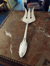 Fourchette Service à Poisson Orfèvre Saglier Frères Style Empire Métal Argenté