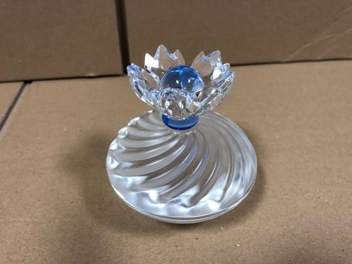 Figurine swarovski blue flower - figurine,