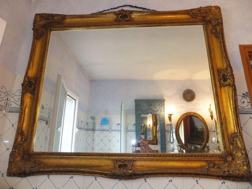 Miroir mural bois doré - dorÉ, À