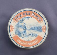Boite publicitaire COR DES ALPES Chasse à courre huntind hund old french box