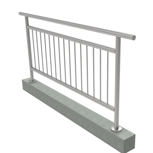 Balustrade inox v2a vertical - inox,