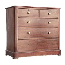 Commode de marine époque 1900 acajou