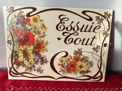 Plaque émaillée pour déco - Émaillée,
