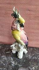 PERROQUET EN PORCELAINE