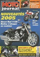 MOTO JOURNAL N°1649 STREET ROD 1130/ HONDA CB 1300 S / BMW R1200 RT / SUZ DRZ400