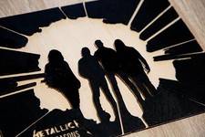Metallica poster 72 seasons en bois gravé - Heavy Metal James Hetfield