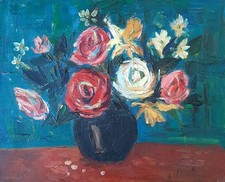 Tableau Peinture Bouquet